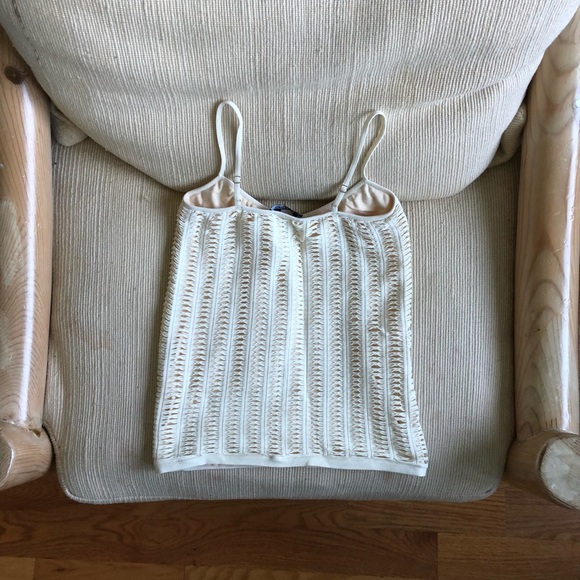 Bebe White Smock Cami - Picture 3 of 4